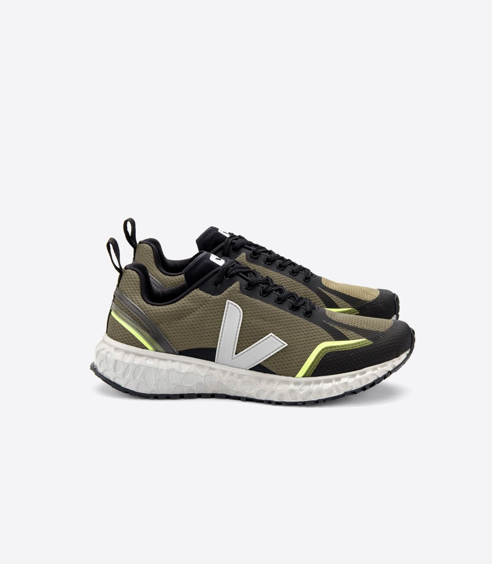 Veja Sneakers Barbati - Condor Mesh - Masline Verzi/Albi - 0428693-ME